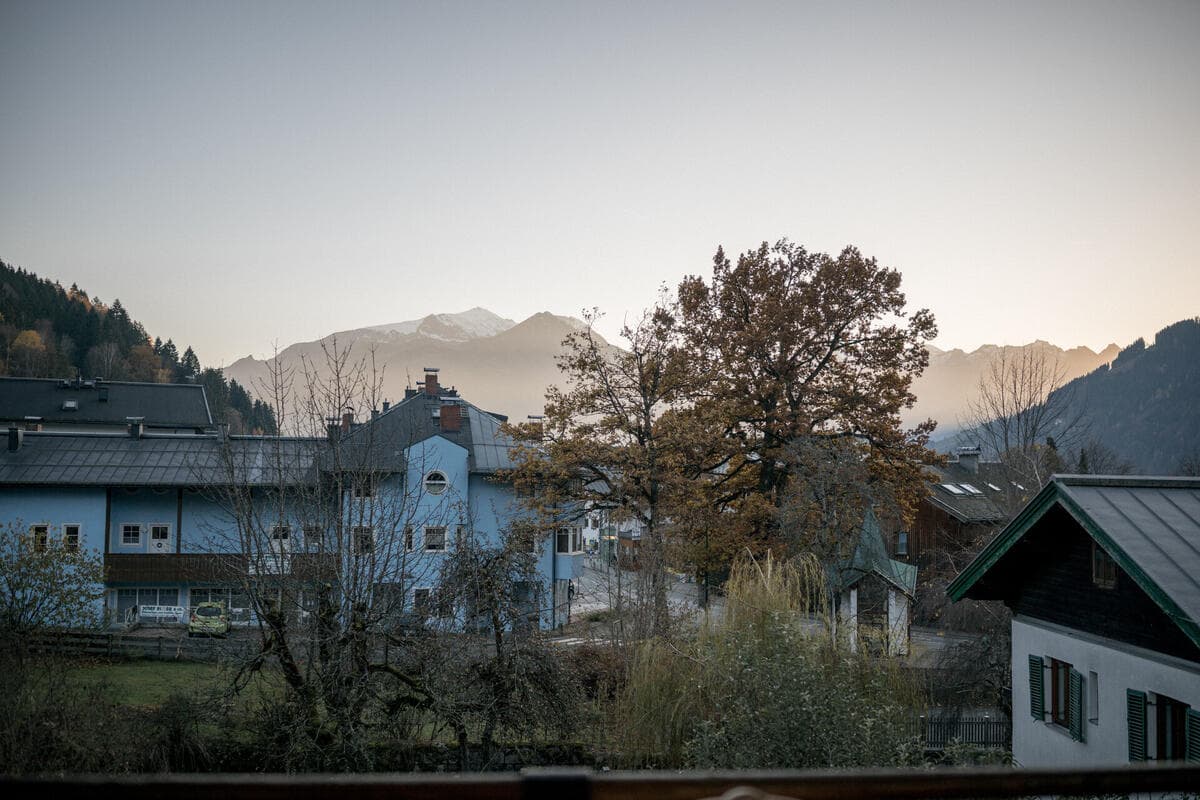 Mountain and lake view from Appartements Anny