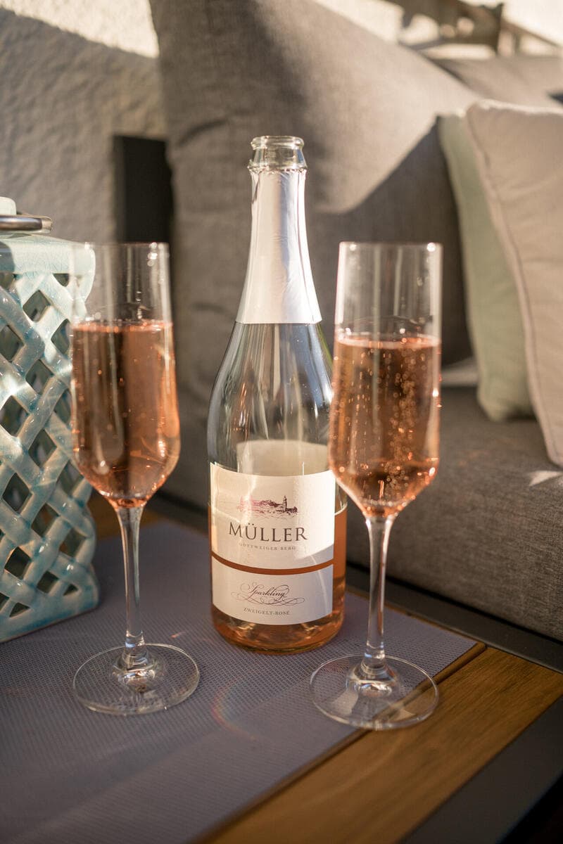 Welcome sparkling wine